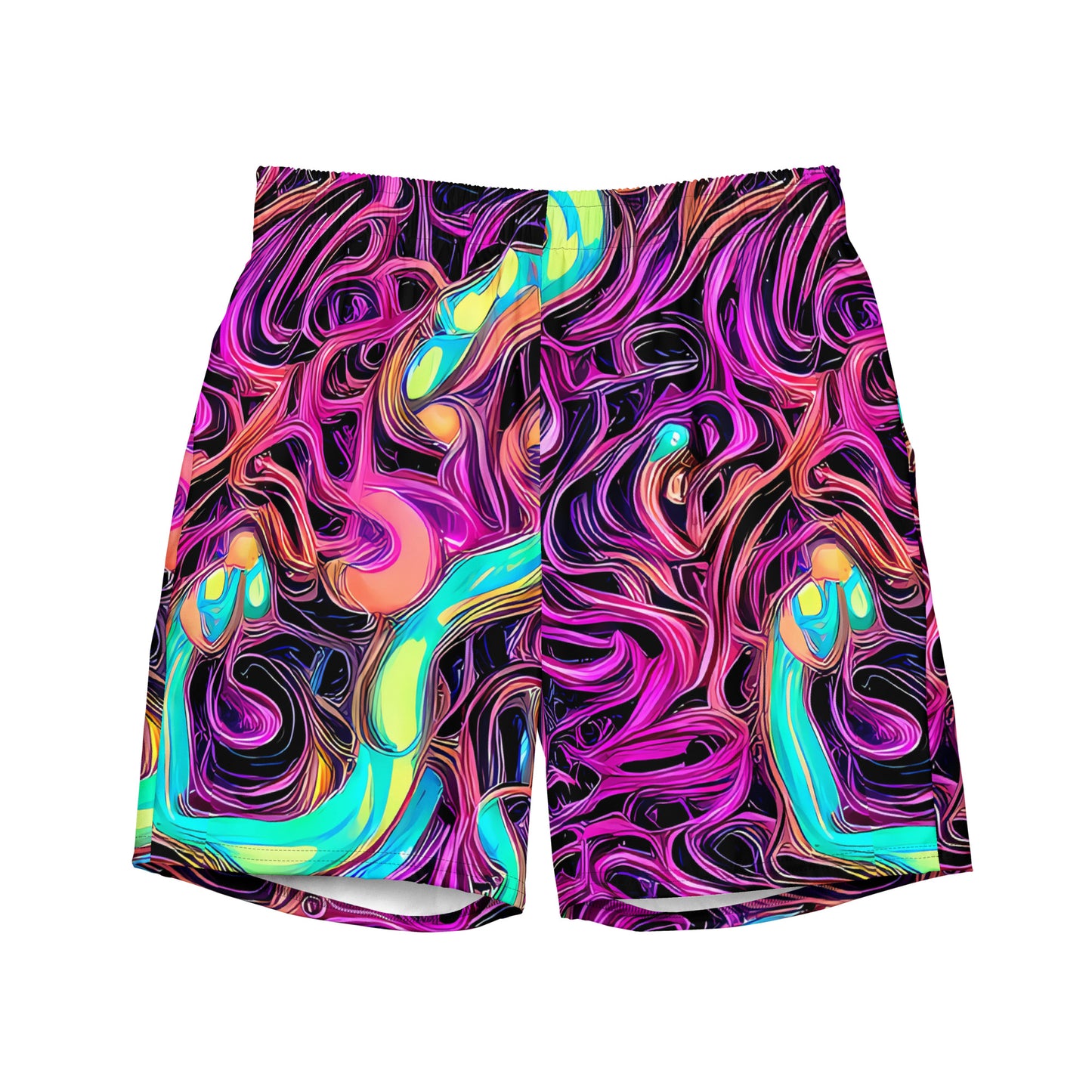 Swim Trunks - Neon Drizzle