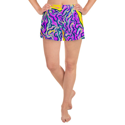 Women’s Athletic Shorts - Zenith Waves