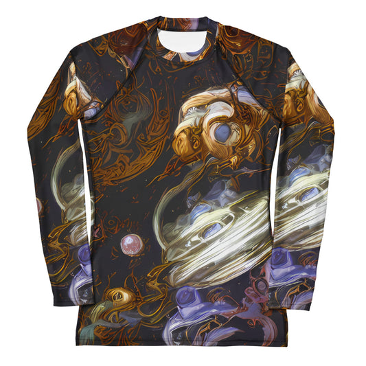 Women's Rash Guard - Bloemaert's Galaxy