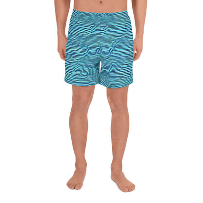 Men's Athletic Shorts - Aqua Drift