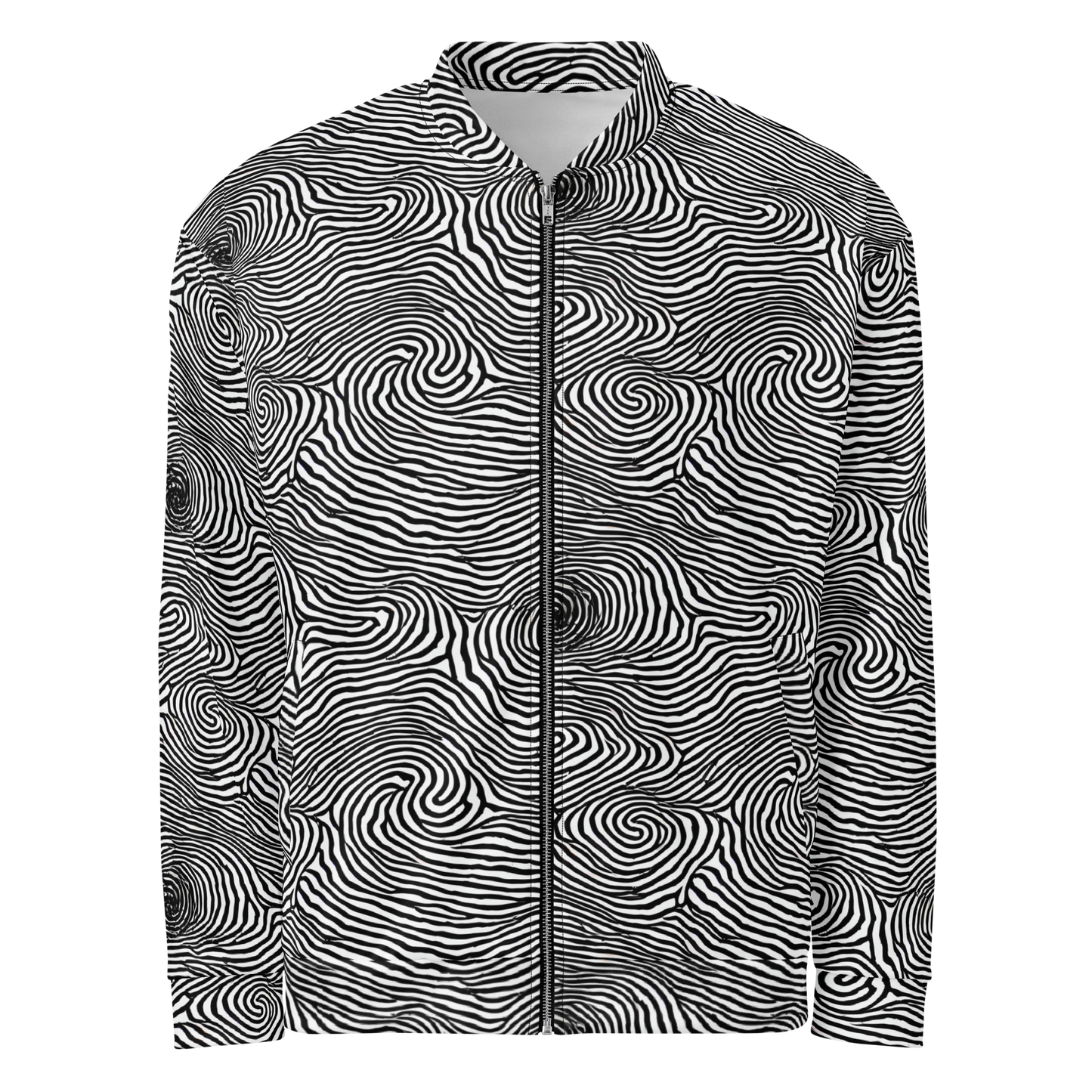 Bomber Jacket - Black And White Rhapsody