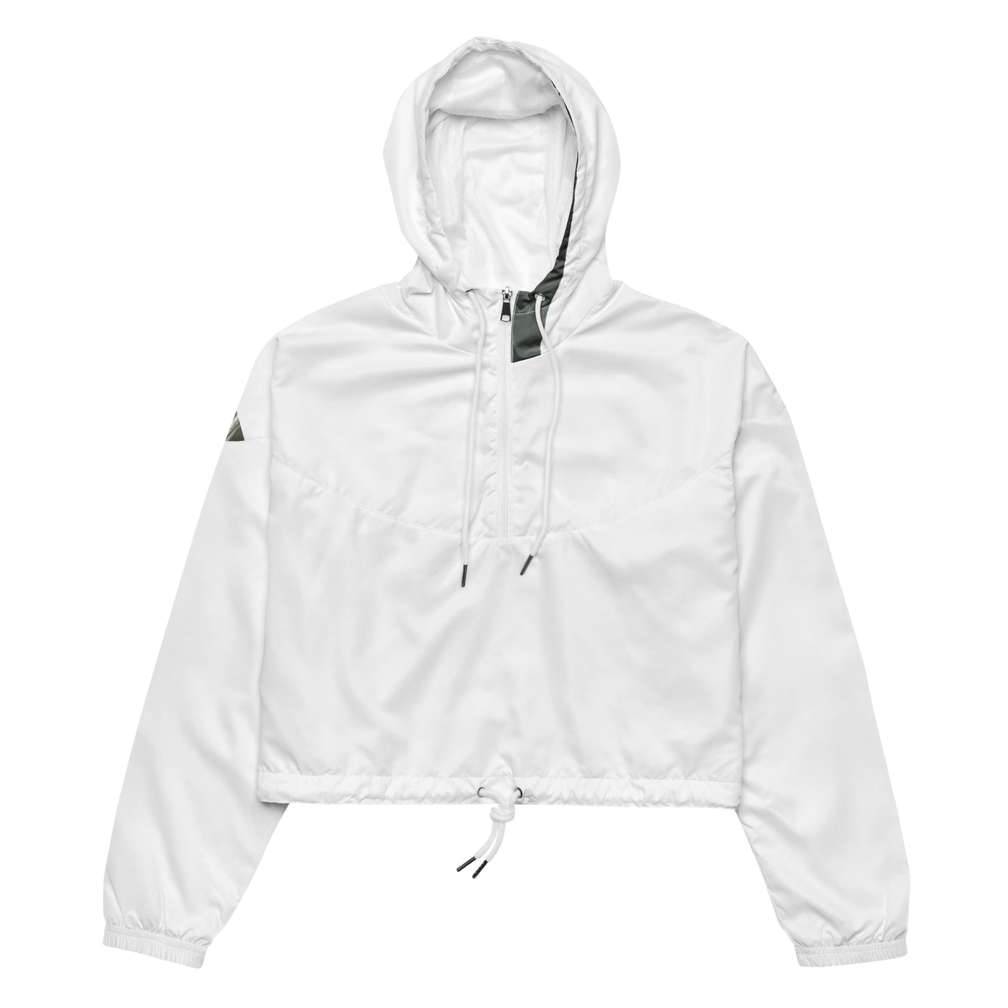 Women's Cropped Windbreaker - Urban Shadows