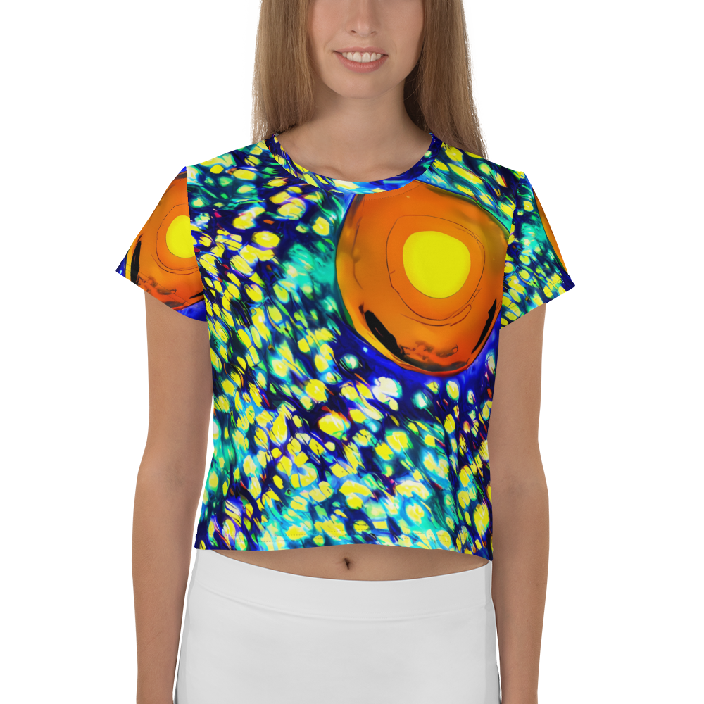 Women's Crop Tee - Illuminated Whirl