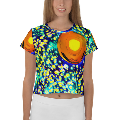 Women's Crop Tee - Illuminated Whirl