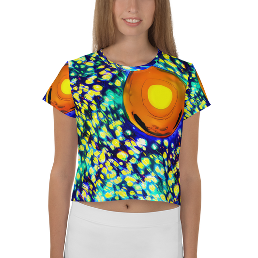 Women's Crop Tee - Illuminated Whirl