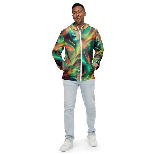 Men's Windbreaker - Soulfire Embrace