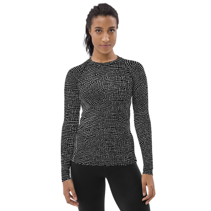 Women's Rash Guard - Zenith Stripes