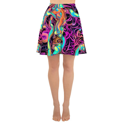 Skater Skirt - Neon Drizzle