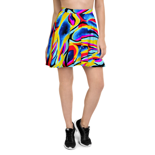 Skater Skirt - Electric Dreamscape