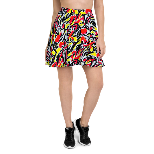 Skater Skirt - Cosmic Brushstrokes