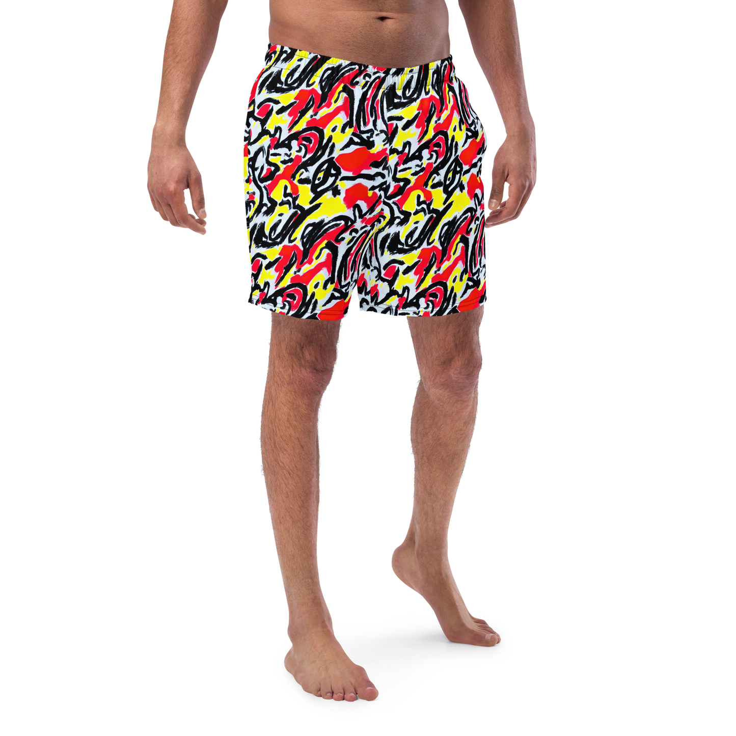 Swim Trunks - Cosmic Brushstrokes