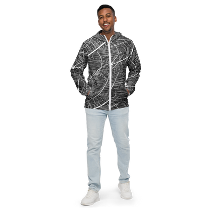 Men's Windbreaker - Silver Echo