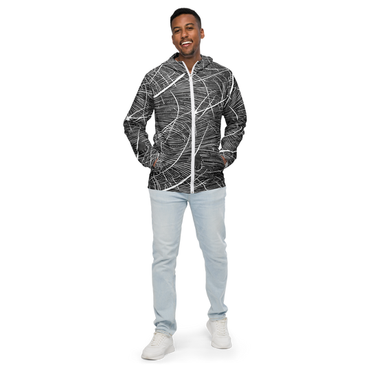 Men's Windbreaker - Silver Echo