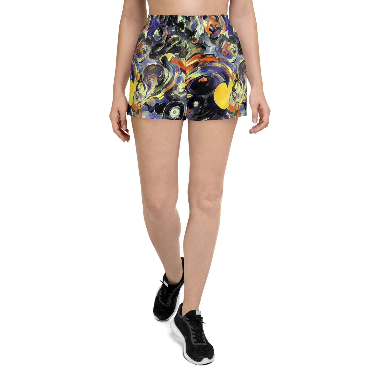 Women’s Athletic Shorts - Twilight Chaos