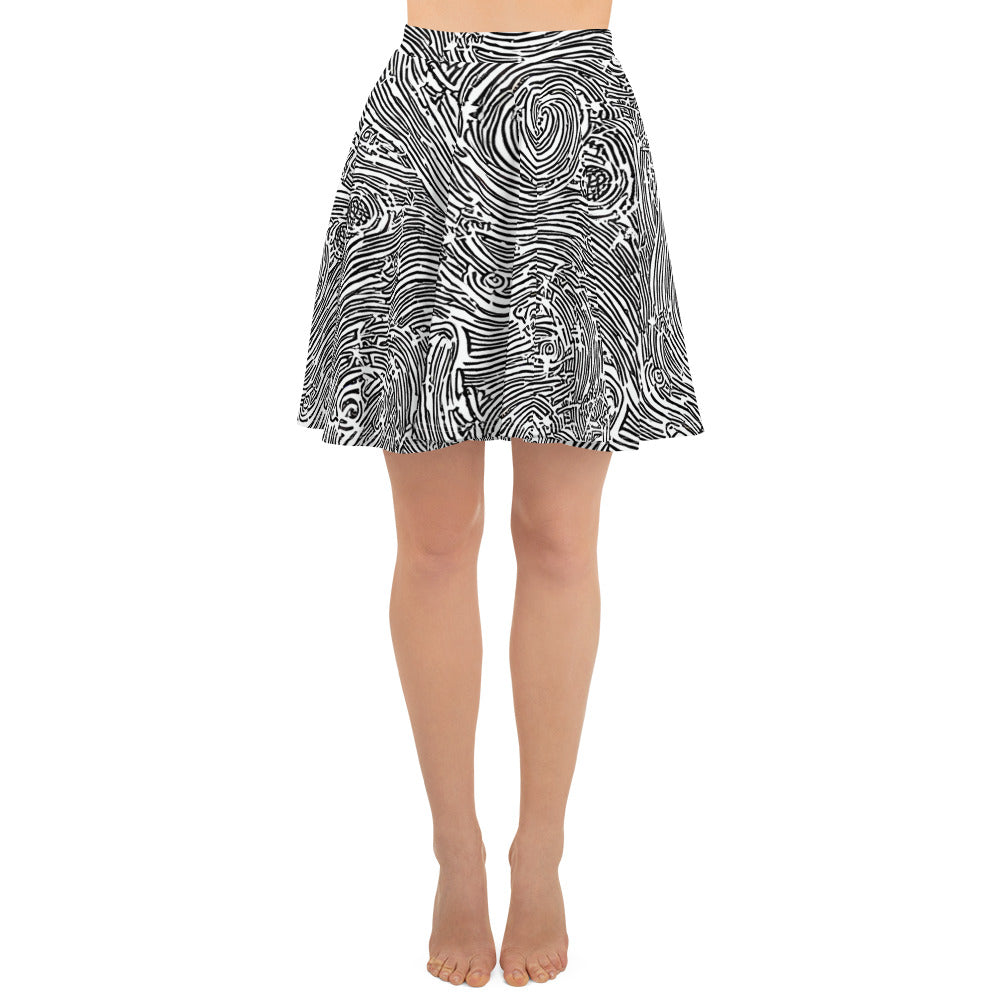 Skater Skirt - Whirlpool Echoes