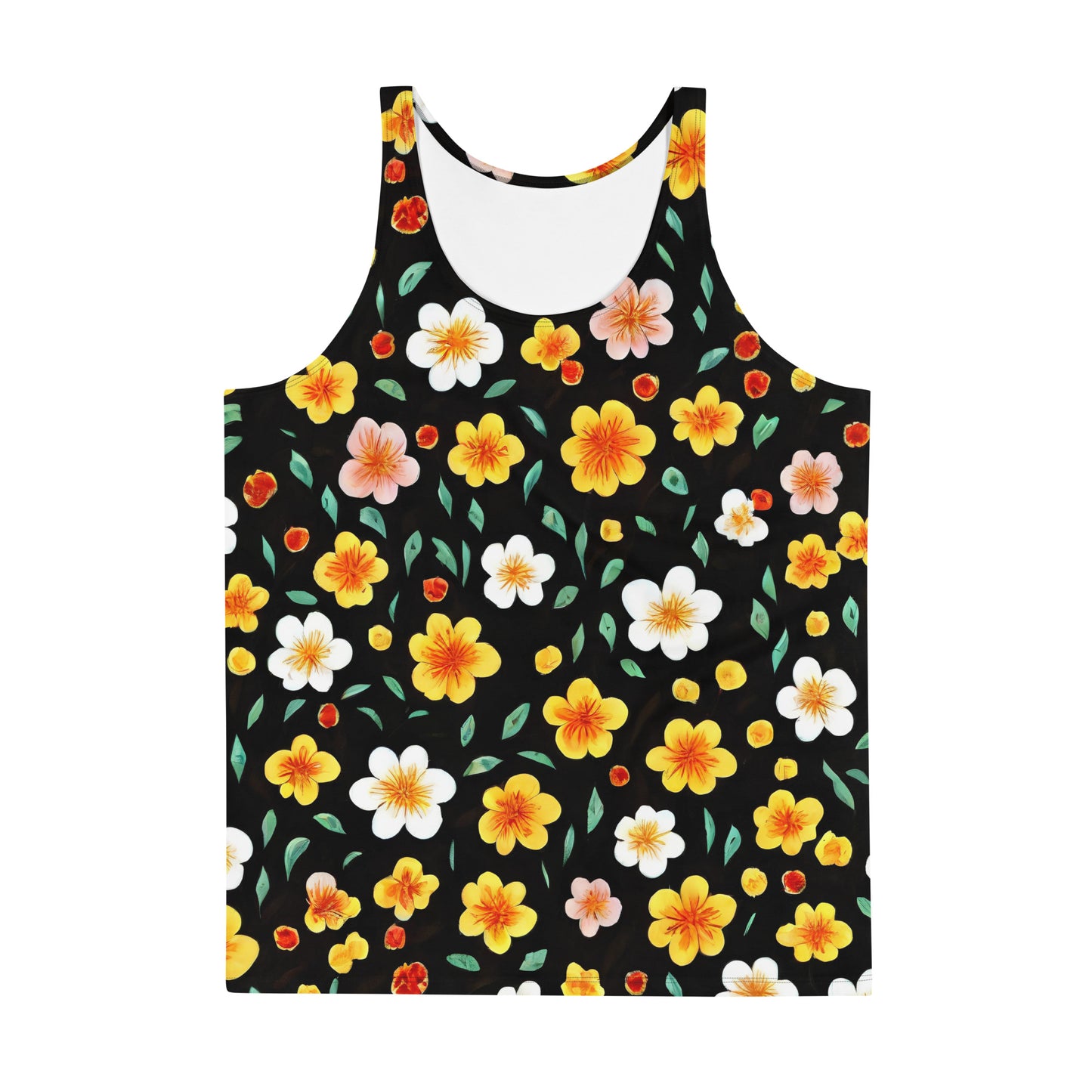 Men's Tank Top - Sunlit Blossoms