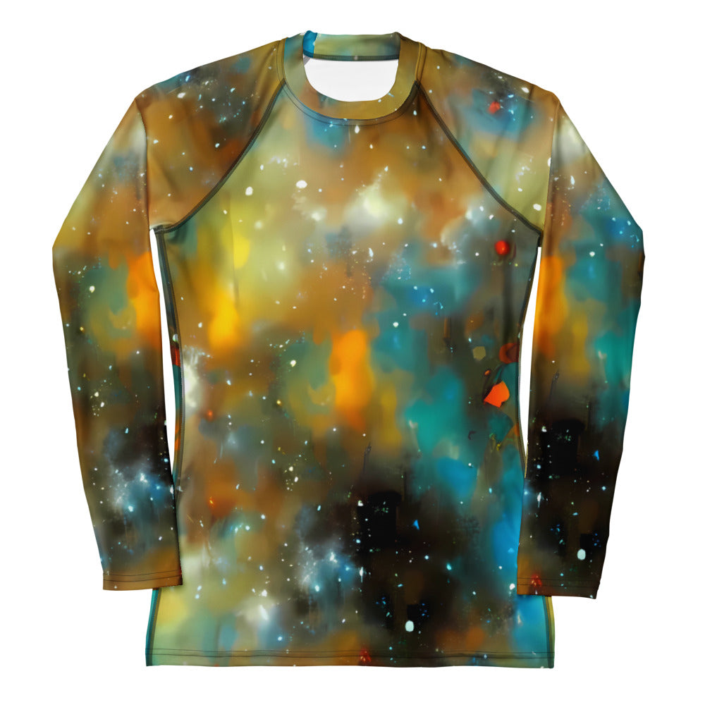 Women's Rash Guard - Abstract Tapestries
