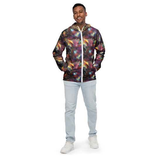 Men's Windbreaker - Cosmic Fusion