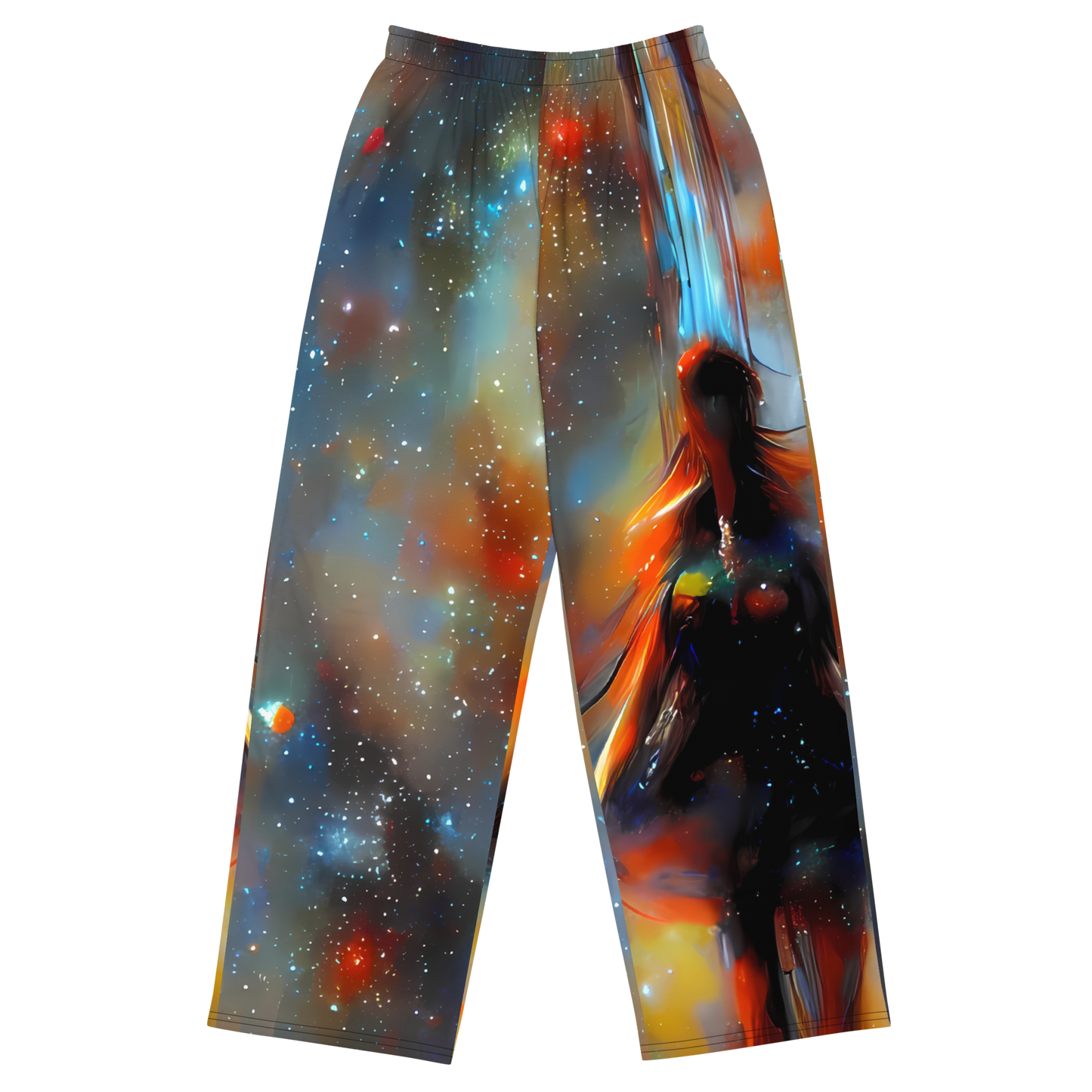 Wide-Leg Pants - Brush Nebula