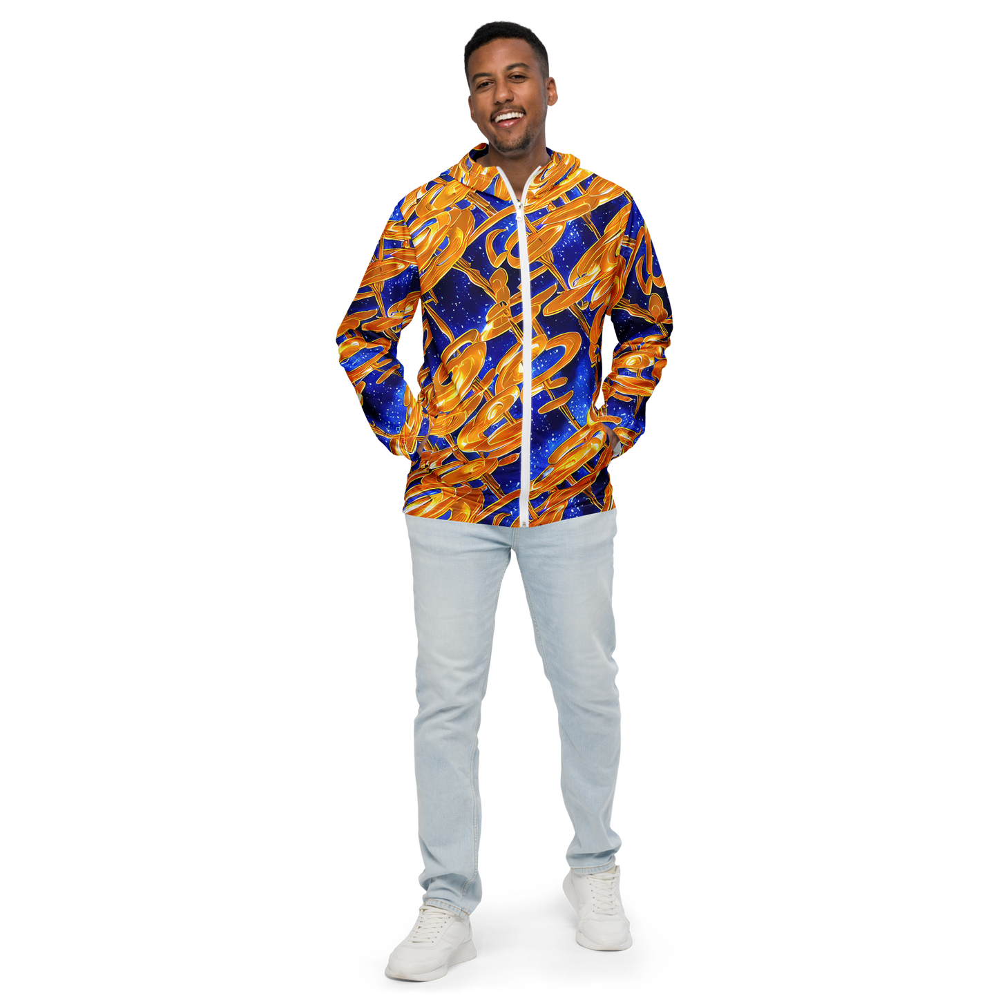 Men's Windbreaker - Simonet Swirls