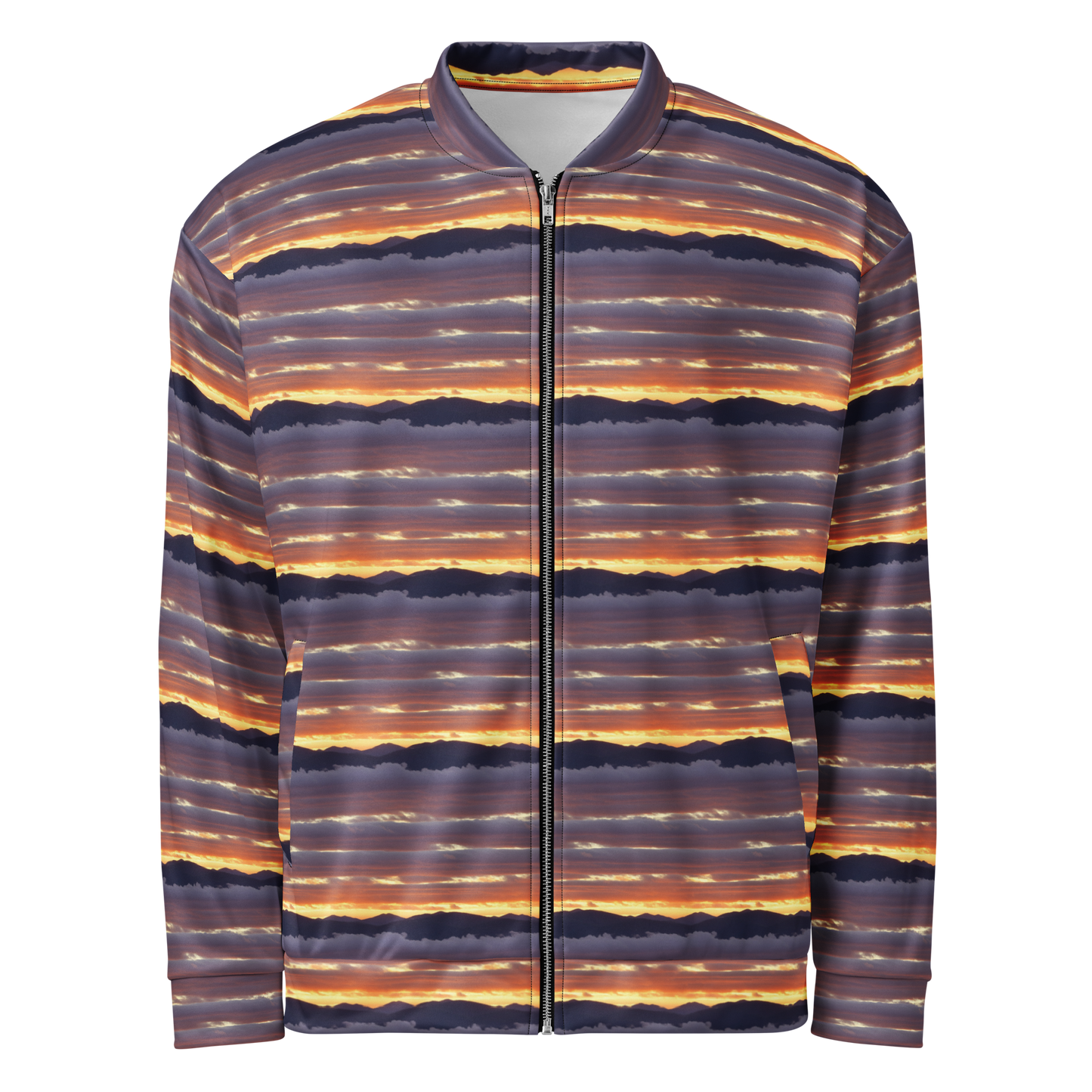 Bomber Jacket - Colorful Clouds Sunset Gladys Dawson