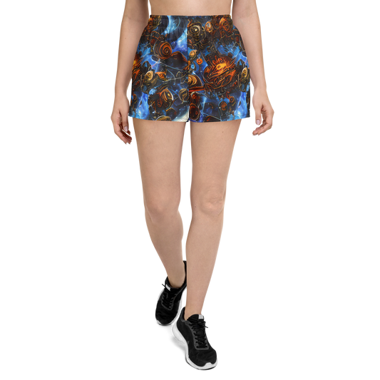 Women’s Athletic Shorts - Pimenov's Cosmos