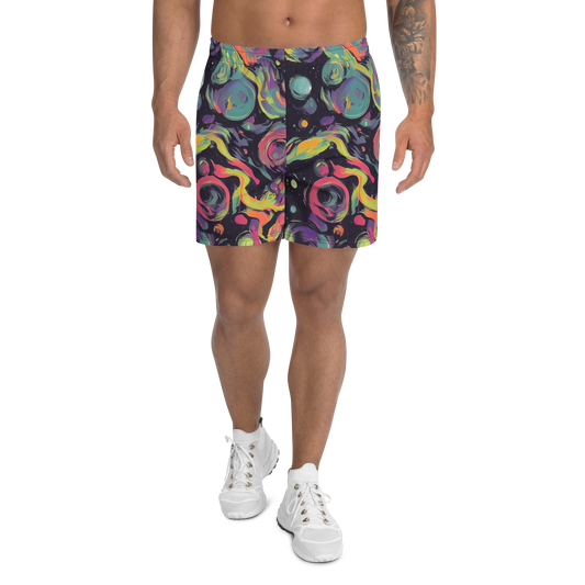 Men's Athletic Shorts - Psychedelic Drift