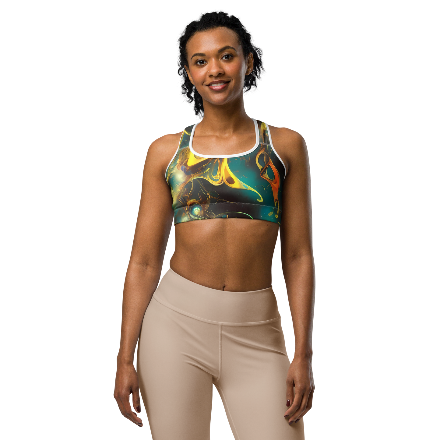 Sports Bra - Elegant Whirl