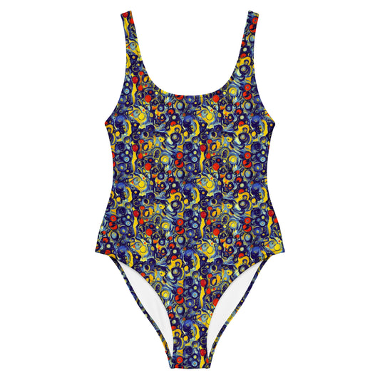 One-Piece Swimsuit - Dynamic Doodles
