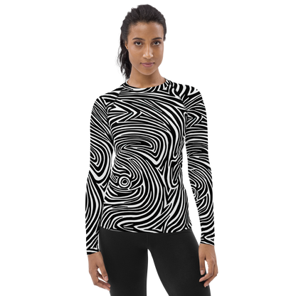 Women's Rash Guard - Vortex Veins