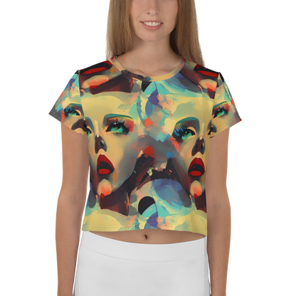 Women's Crop Tee - Astral Reflections