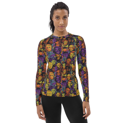 Women's Rash Guard - Kaleidoscopic Spirits
