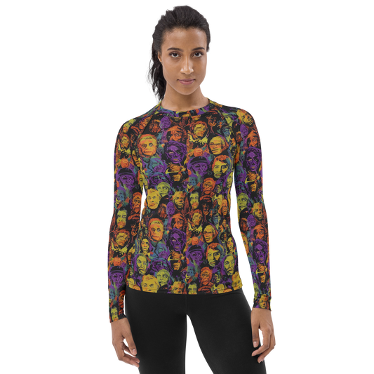 Women's Rash Guard - Kaleidoscopic Spirits