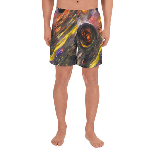 Men's Athletic Shorts - Orbiting Embers