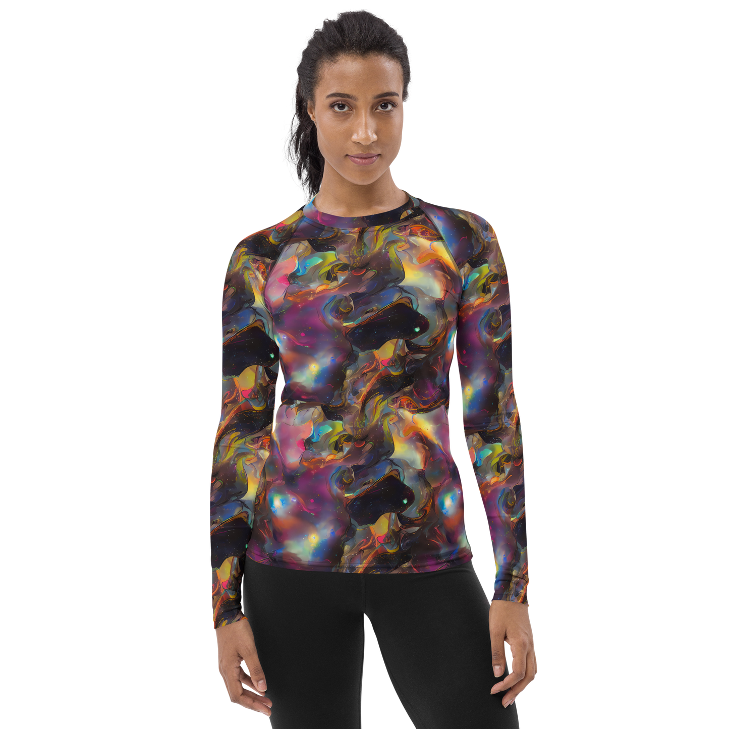 Women's Rash Guard - Cosmic Fusion