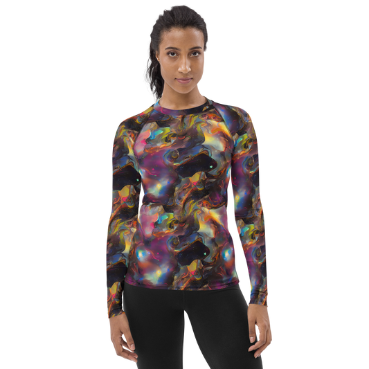 Women's Rash Guard - Cosmic Fusion