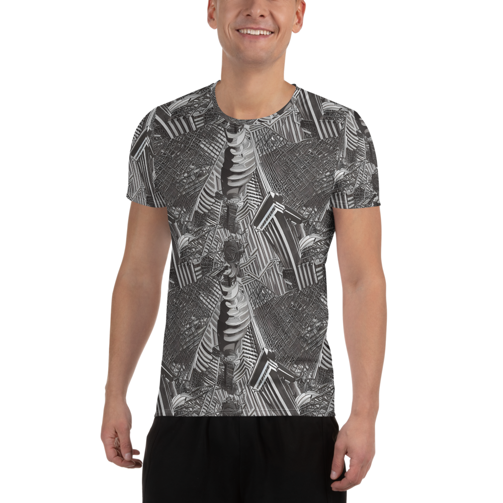 Men's Athletic T-Shirt - Piranesi's Web