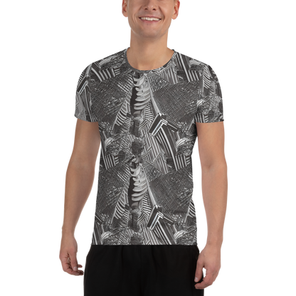 Men's Athletic T-Shirt - Piranesi's Web