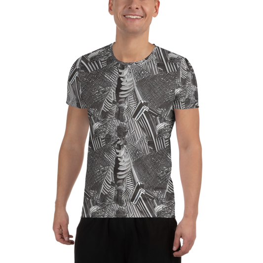 Men's Athletic T-Shirt - Piranesi's Web