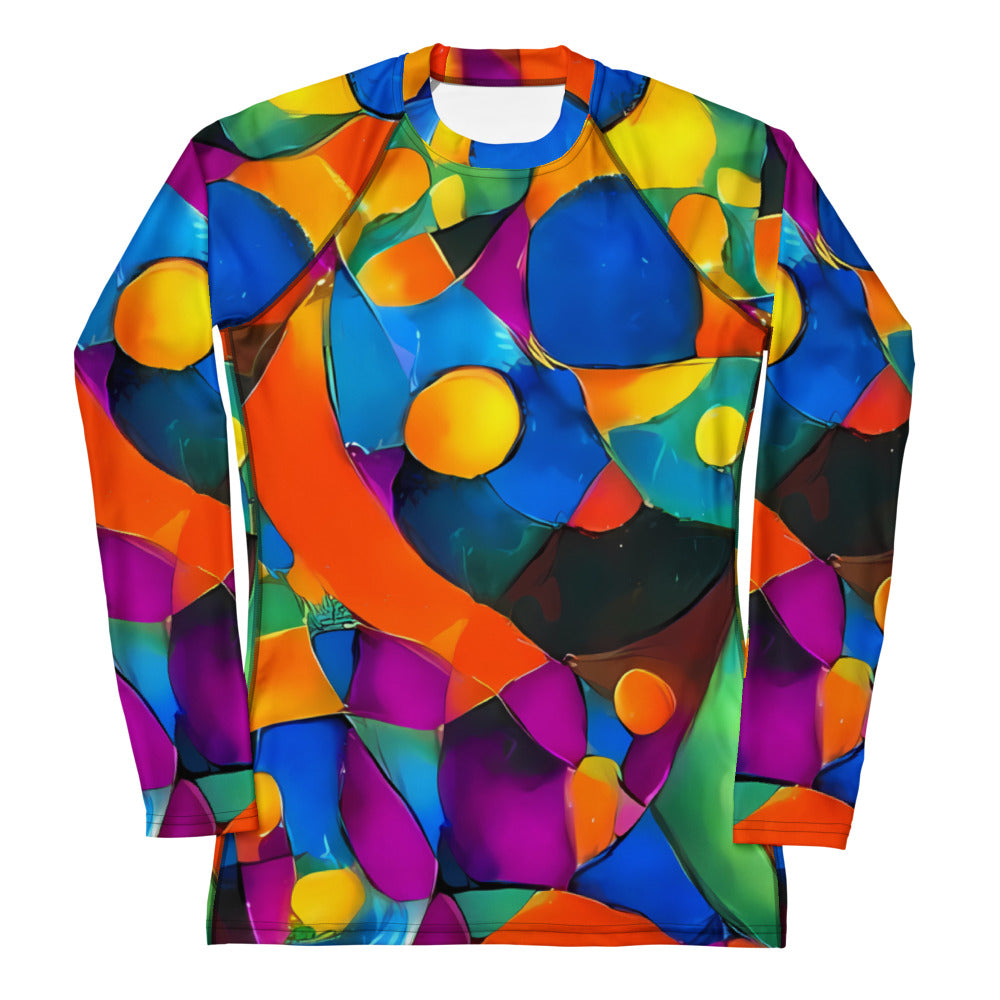 Women's Rash Guard - Galactic Jigsaw