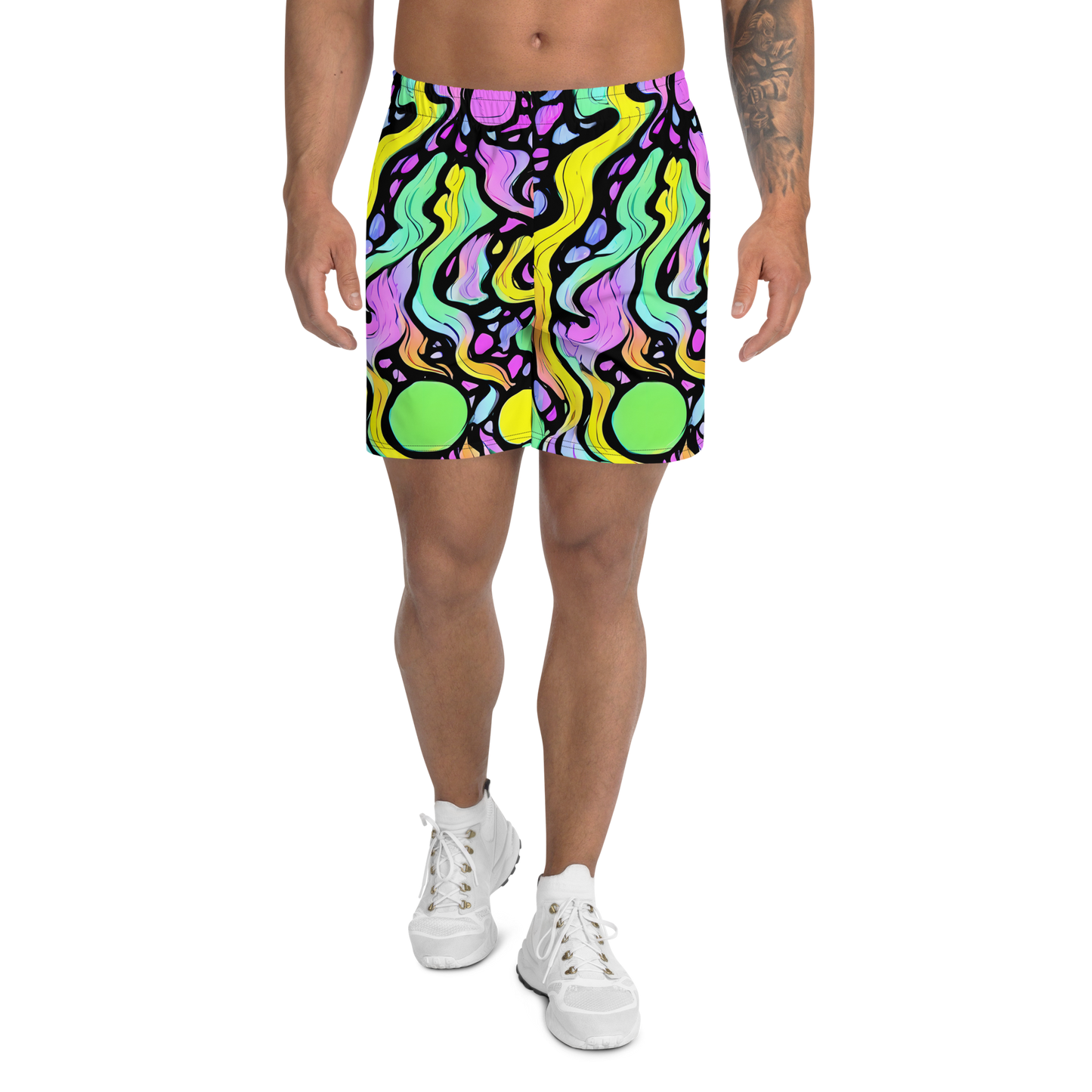 Men's Athletic Shorts - Sillman Swirl