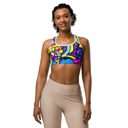 Sports Bra - Radiant Lagoon