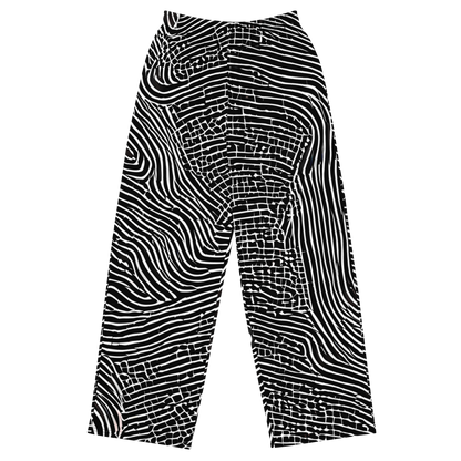 Wide-Leg Pants - Zenith Stripes