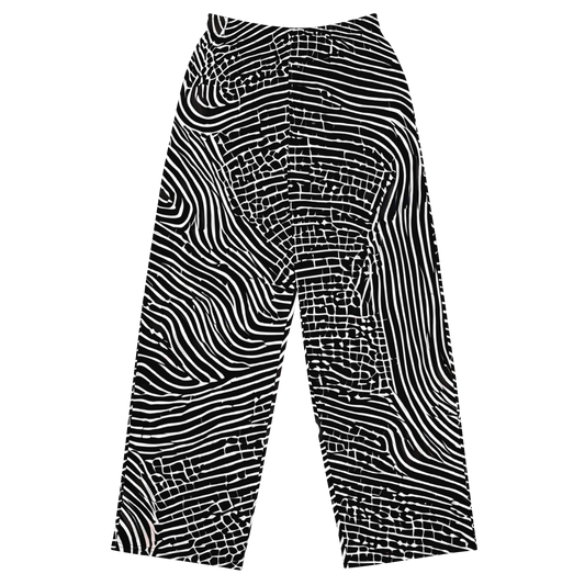 Wide-Leg Pants - Zenith Stripes