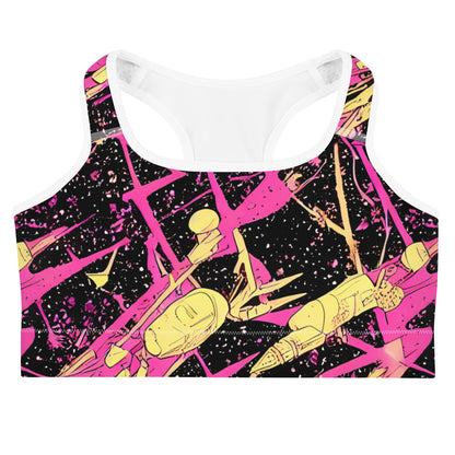 Sports Bra - Galaxy Graffiti