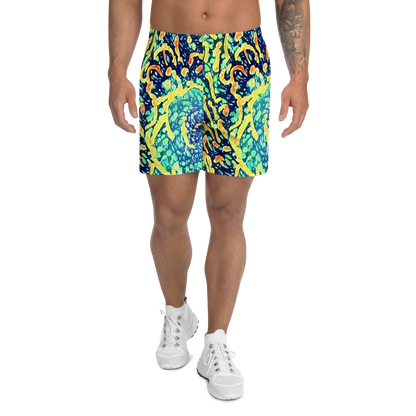 Men's Athletic Shorts - Vortex Glow