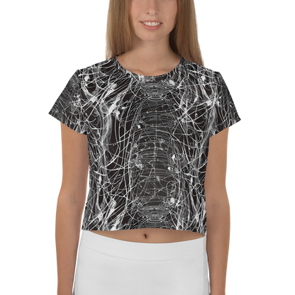 Women's Crop Tee - Cyber Lattice