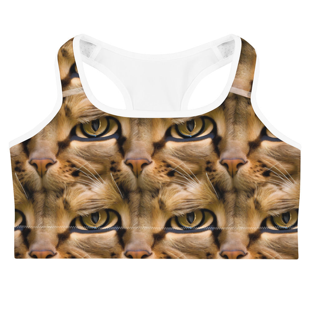Sports Bra - Feline Whisper