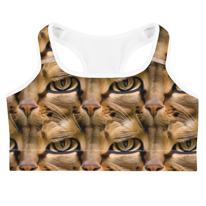 Sports Bra - Feline Whisper