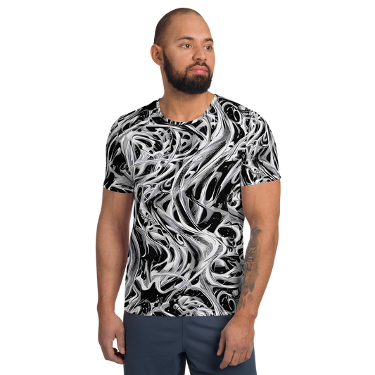 Men's Athletic T-Shirt - Silver Shadows